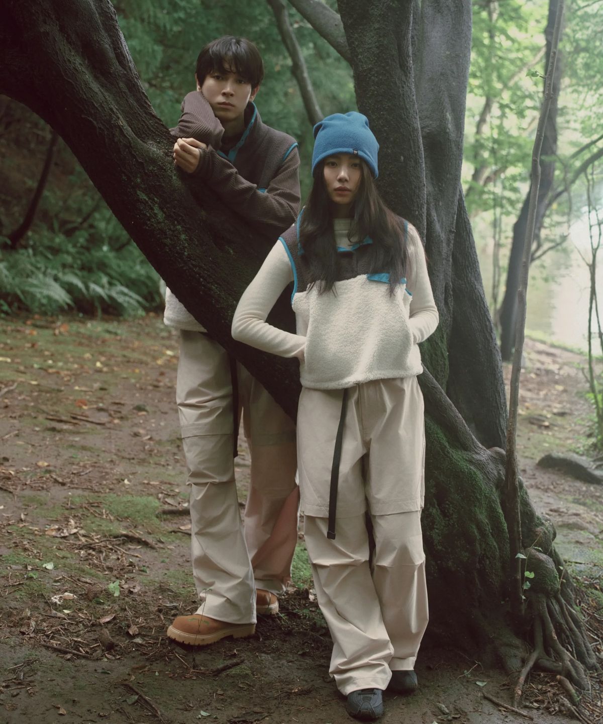 얼스캄에라(EARTH CALM ERA) 벨티드 유틸리티 팬츠(UNISEX)_3컬러