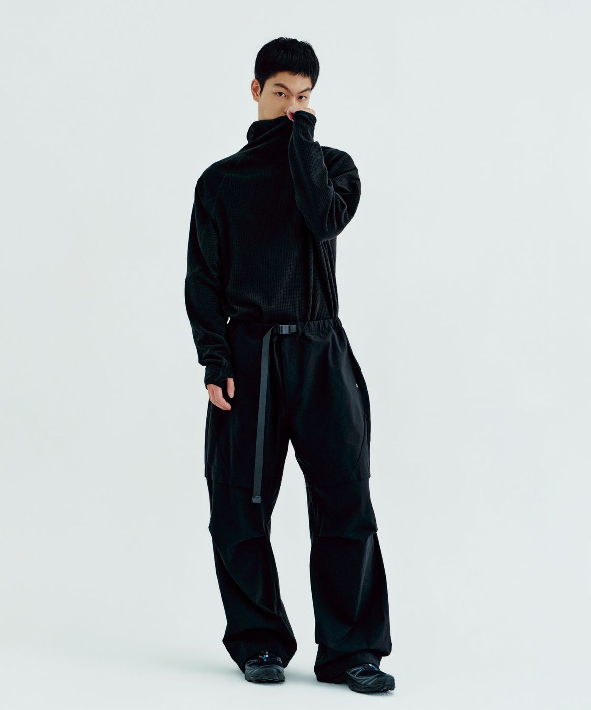 얼스캄에라(EARTH CALM ERA) 벨티드 유틸리티 팬츠(UNISEX)_3컬러