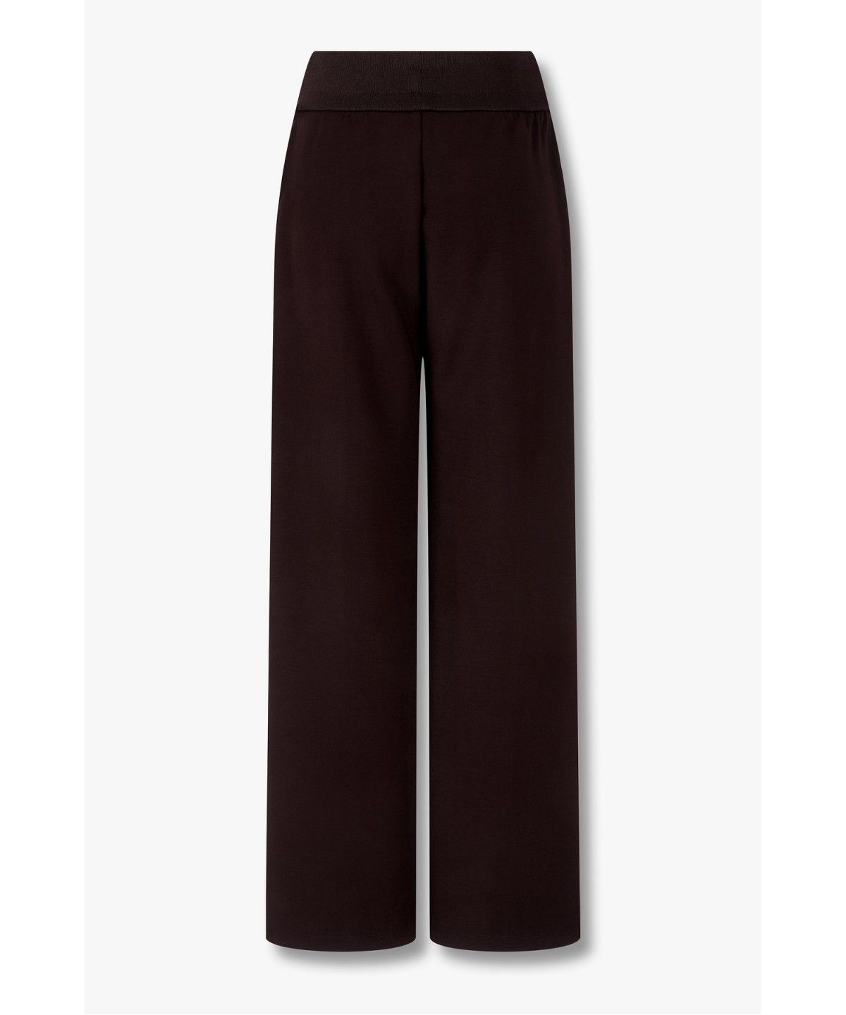 아르마니 익스체인지(ARMANI EXCHANGE) 여성 슬릿 헴 스트레치 밴딩 팬츠 _초코_A426341502