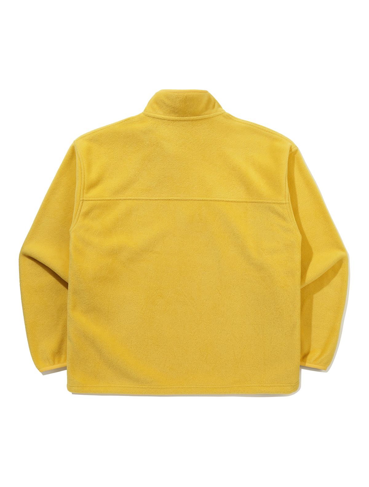 코닥(KODAK) 컬러라마 스탠넥 반집업 후리스 YELLOW