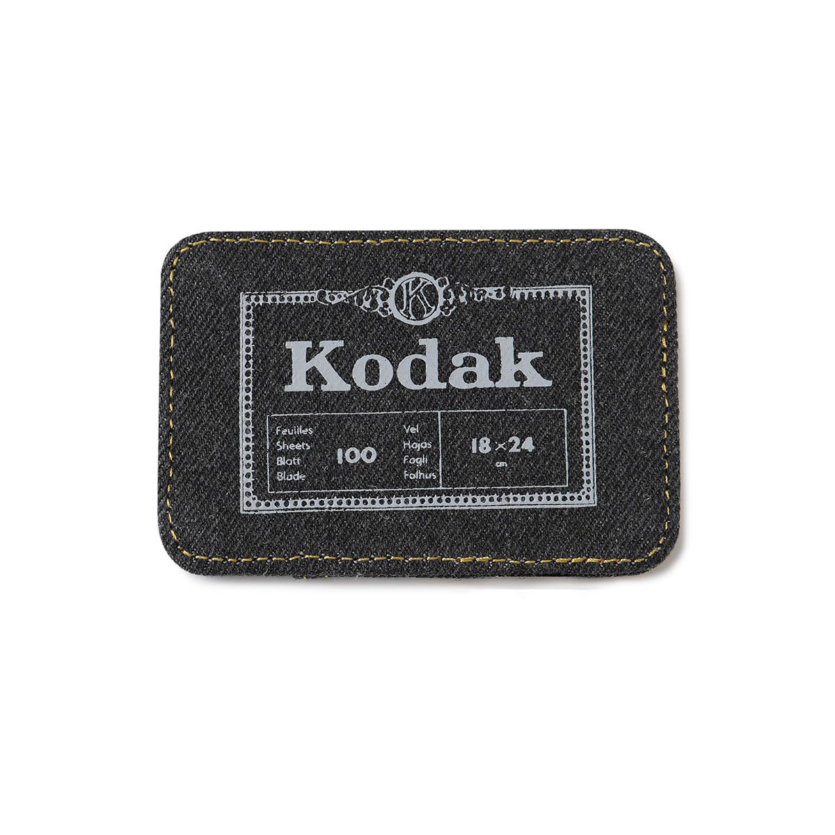 코닥(KODAK) 데님 레더패치 웰렛 BLACK