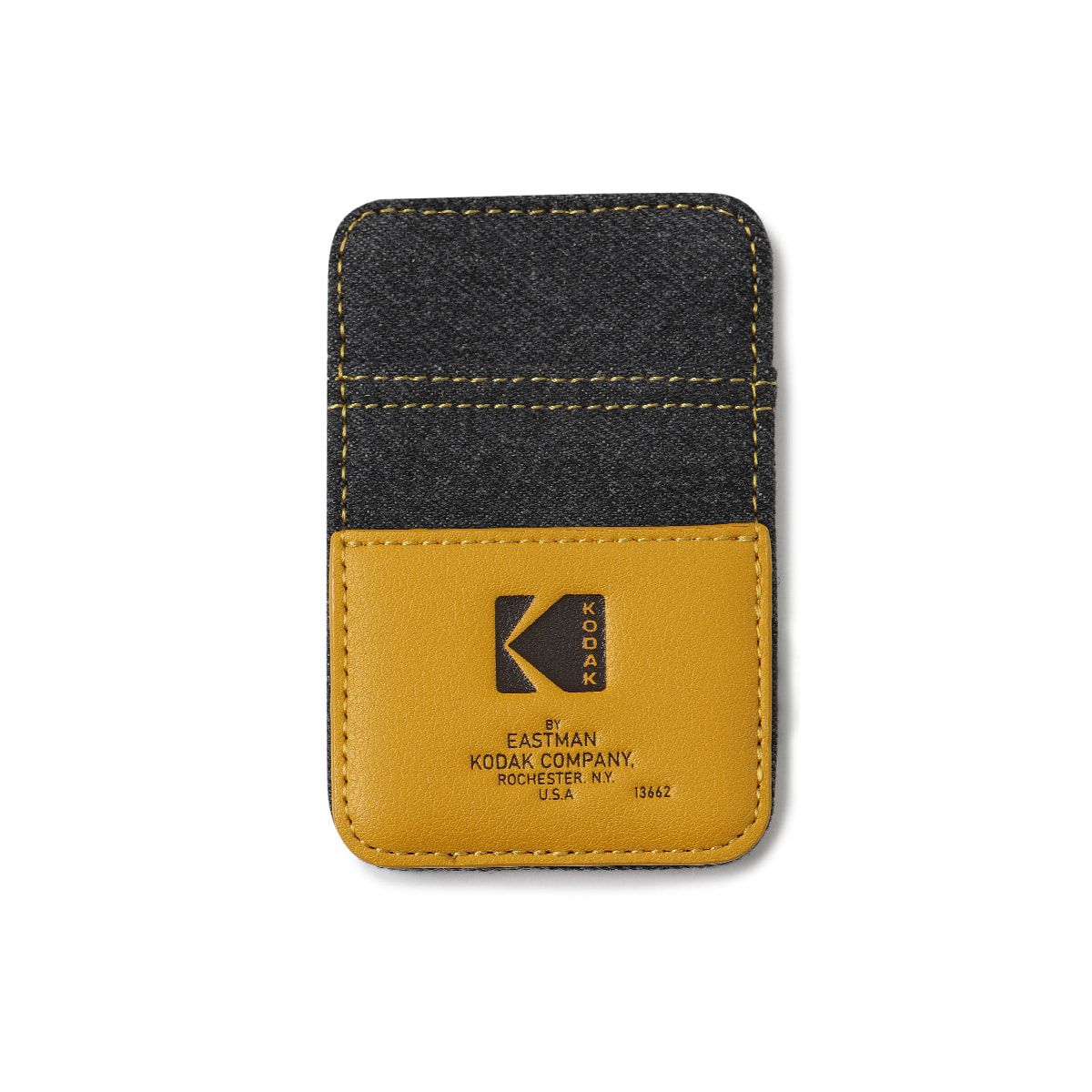 코닥(KODAK) 데님 레더패치 웰렛 BLACK