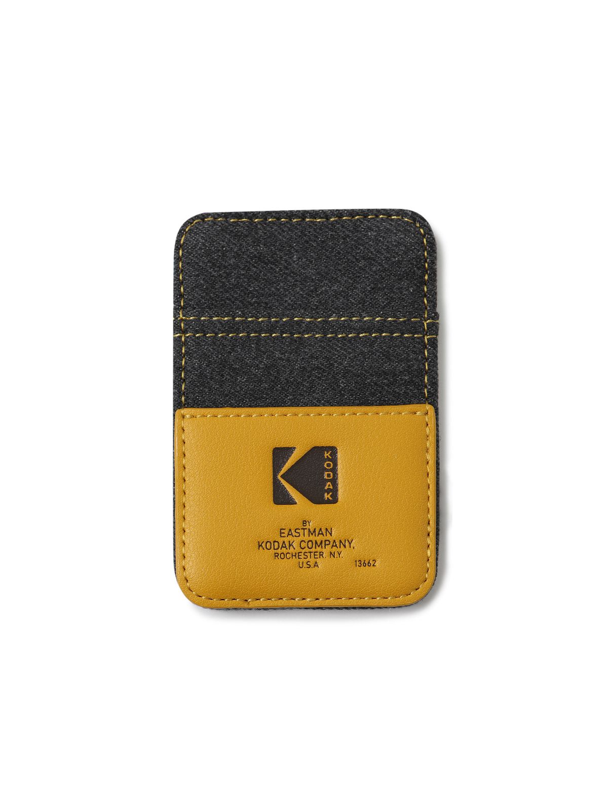 코닥(KODAK) 데님 레더패치 웰렛 BLACK