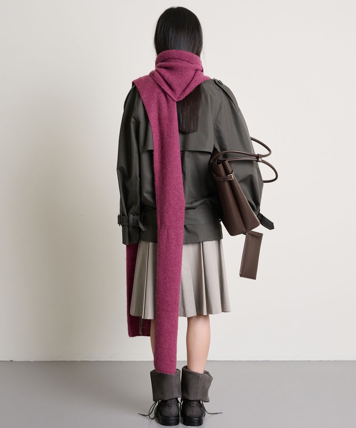 더애틋(THE AÉTUT) Low Belted Trench Coat_Brown