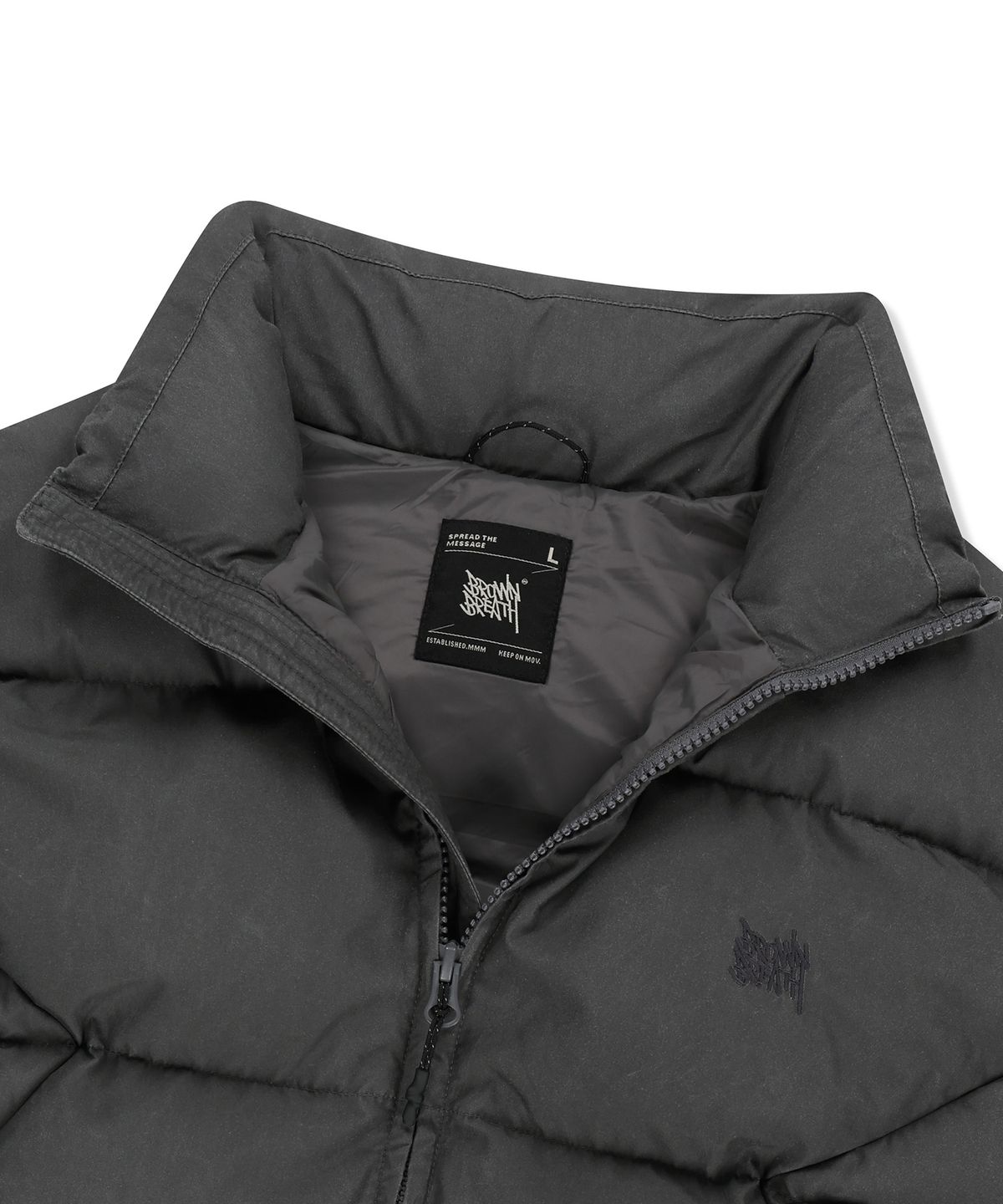 브라운브레스(BROWNBREATH) PIGMENT PADDED VEST (2colors)