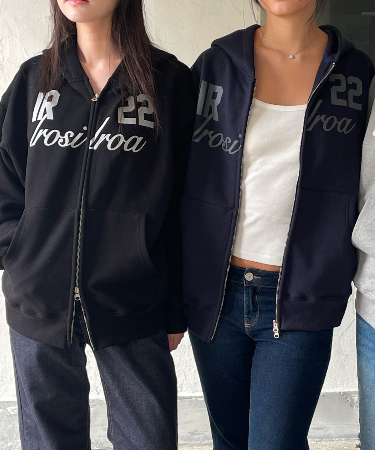 이로시 이로아(IROSI IROA) IR 22 Hoodie Zip-up (Black)