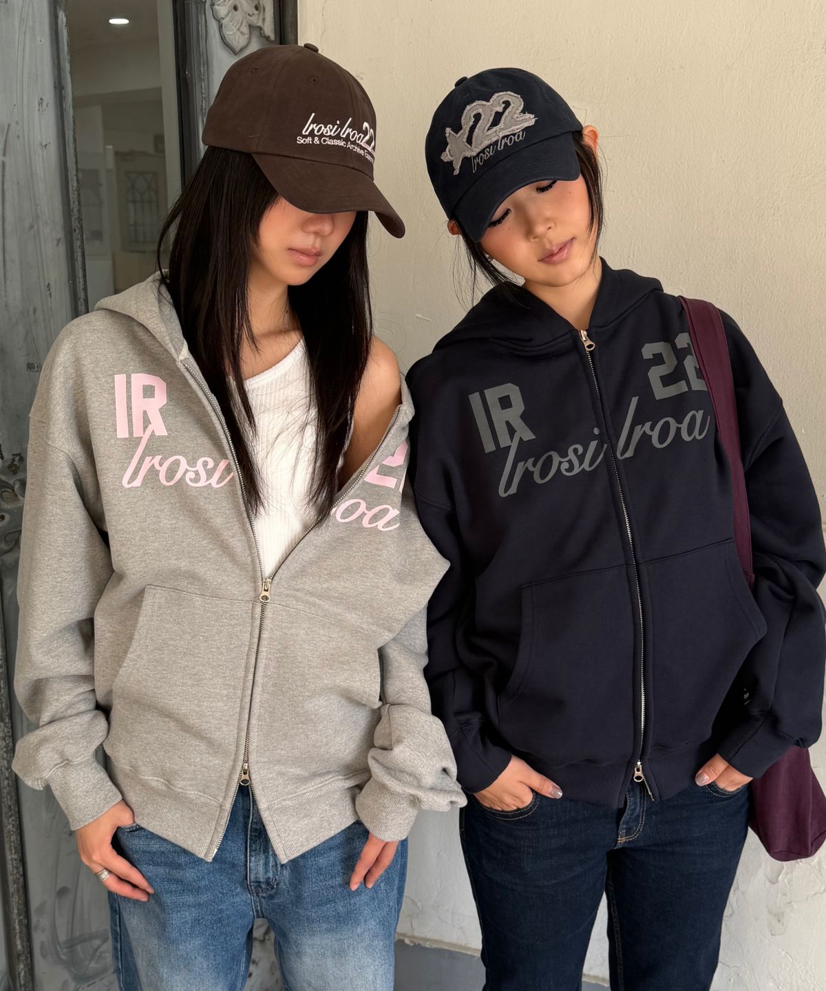 이로시 이로아(IROSI IROA) IR 22 Hoodie Zip-up (Plum)