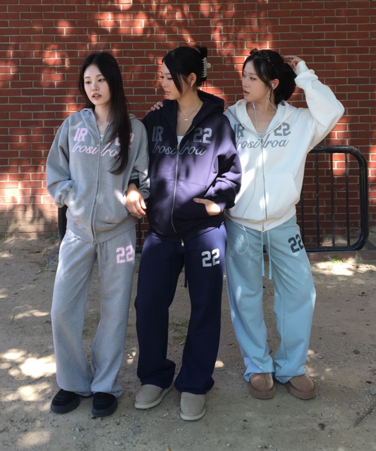 이로시 이로아(IROSI IROA) IR 22 Hoodie Zip-up (Navy)