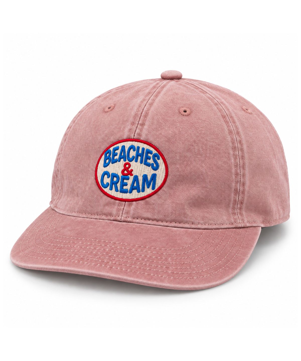 비치스앤크림(BEACHESANDCREAM) Heritage Oval Plat-Ball cap-pink