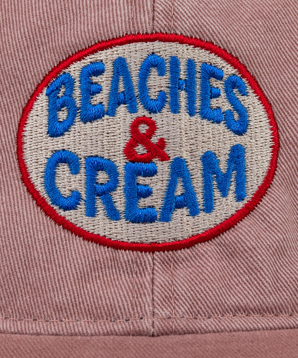 비치스앤크림(BEACHESANDCREAM) Heritage Oval Plat-Ball cap-pink