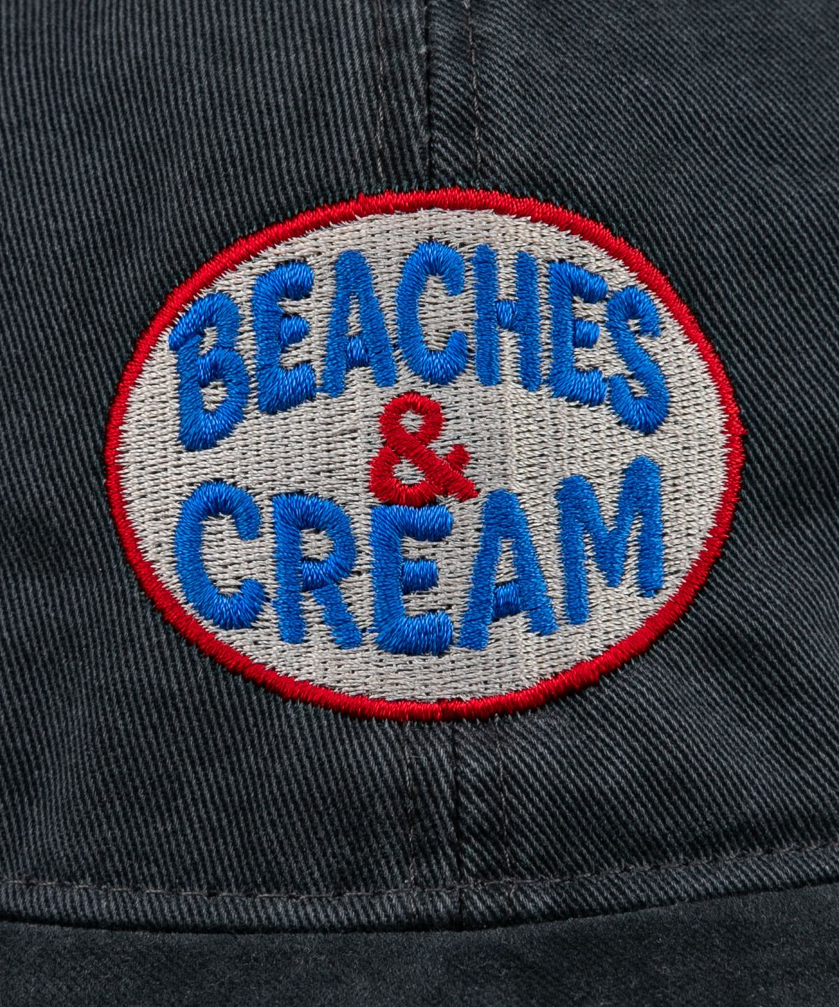 비치스앤크림(BEACHESANDCREAM) Heritage Oval Plat-Ball cap-charcoal