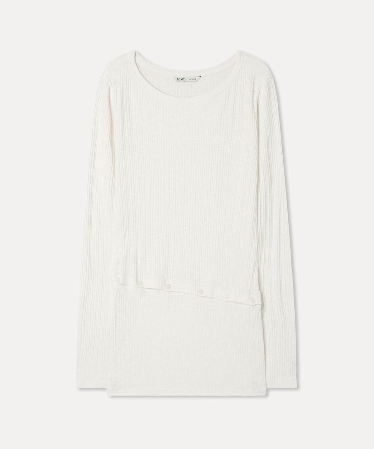 미쏘(MIXXO) 버튼 저지 원피스_MIWOMGT02G