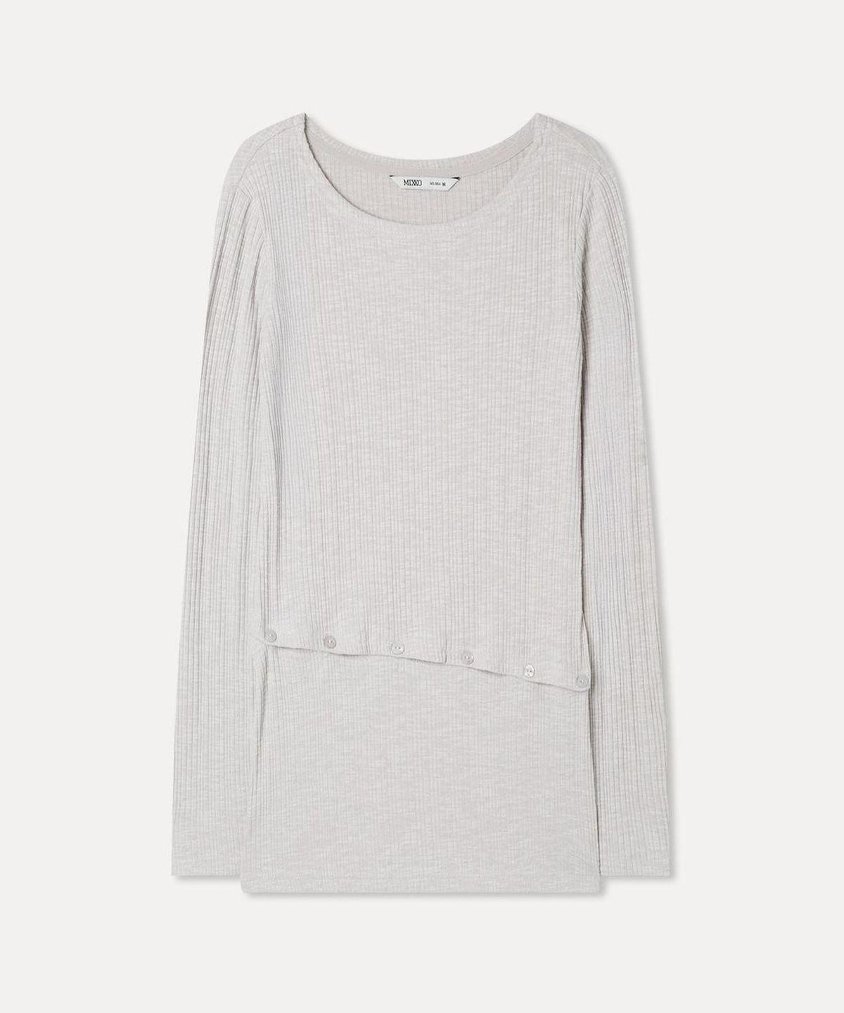 미쏘(MIXXO) 버튼 저지 원피스_MIWOMGT02G