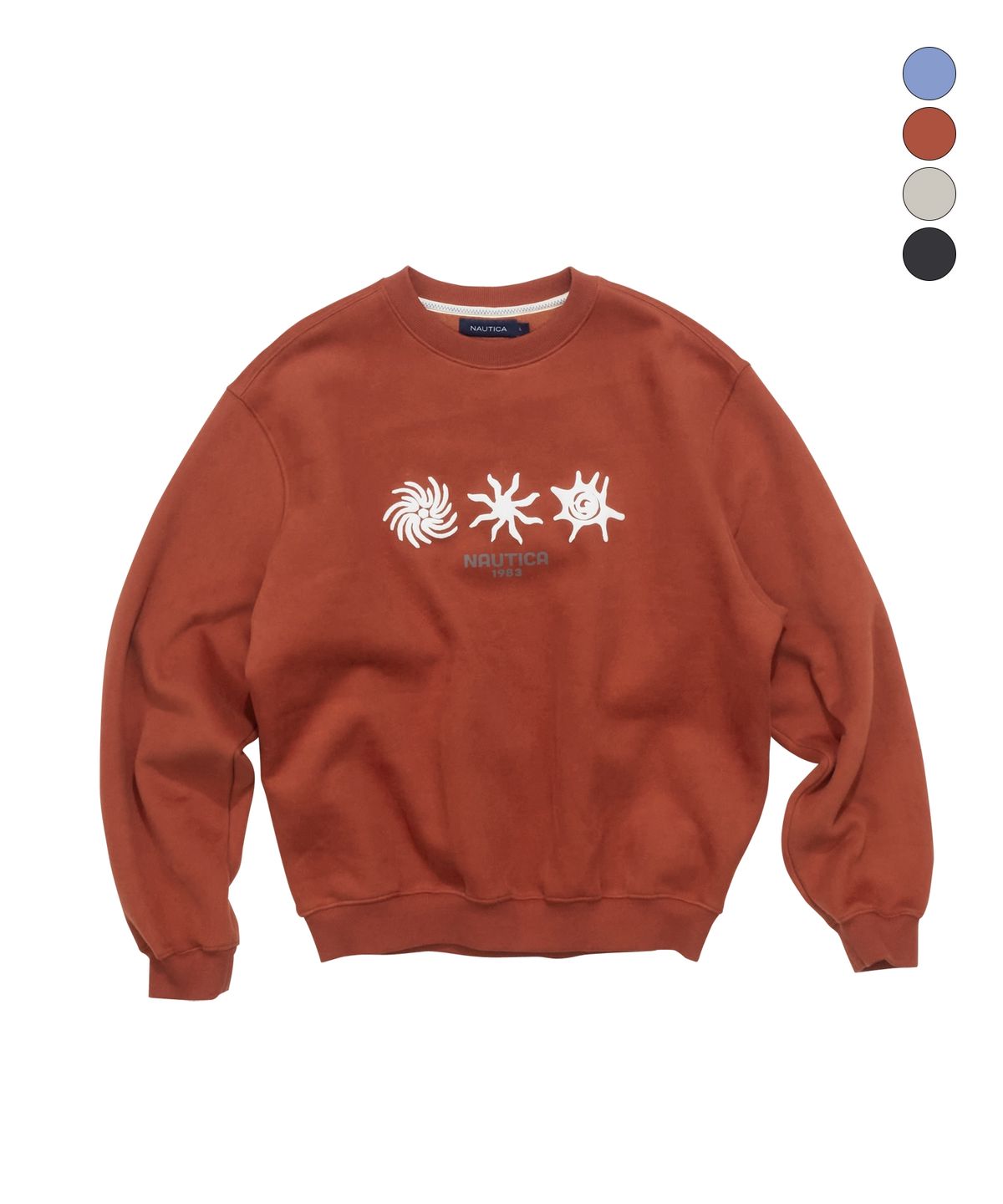 노티카(NAUTICA) 오션 토템 스웨트셔츠(4colors) NSW6096