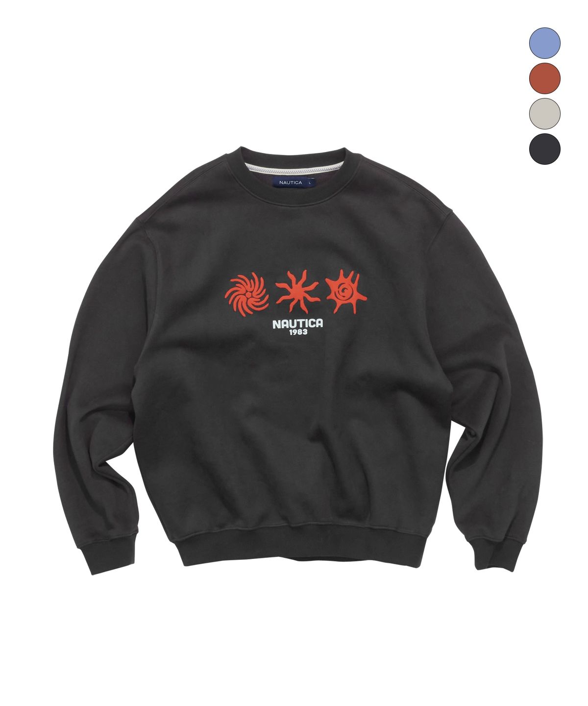 노티카(NAUTICA) 오션 토템 스웨트셔츠(4colors) NSW6096