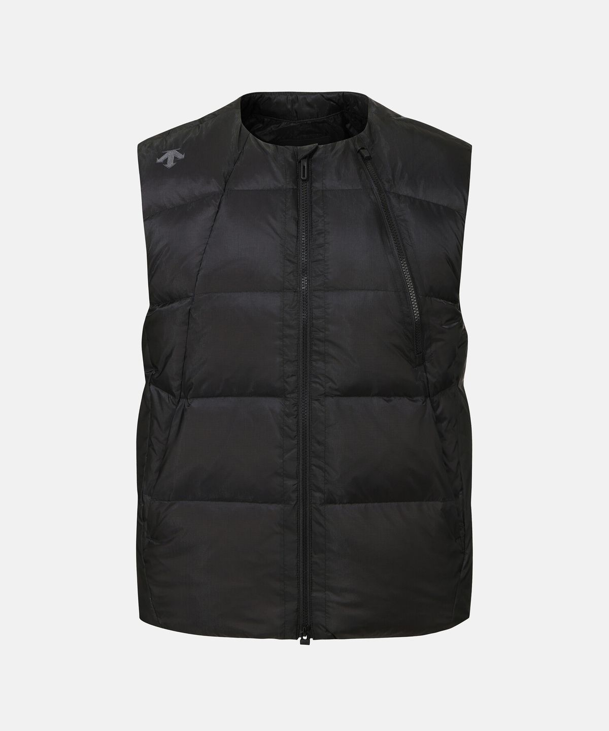 데상트(DESCENTE) 남성 DE:LIGHT 경량 다운 베스트 블랙 SR321SDV96