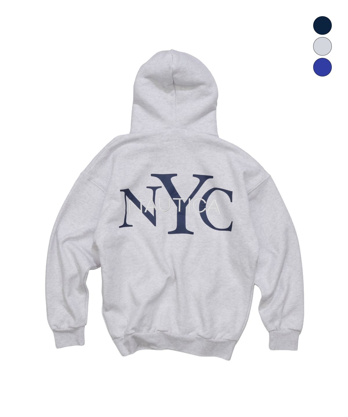 노티카(NAUTICA) NYC 로고 풀오버 후디(기모)(3colors) JHD6196