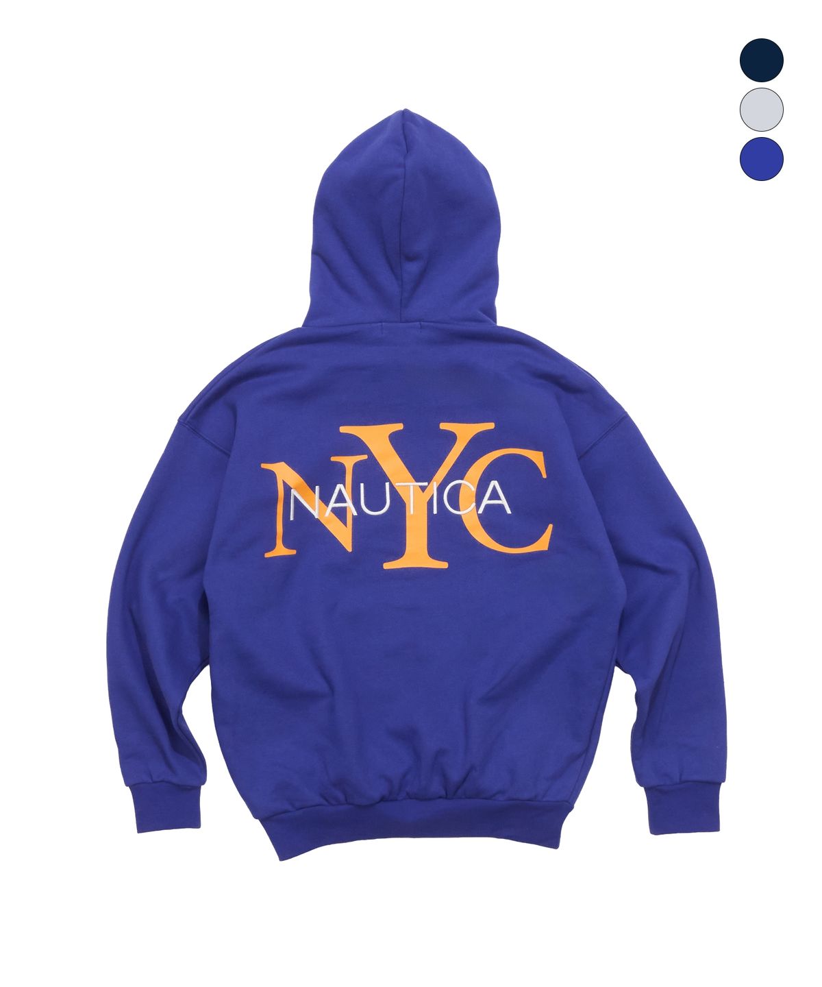 노티카(NAUTICA) NYC 로고 풀오버 후디(기모)(3colors) JHD6196