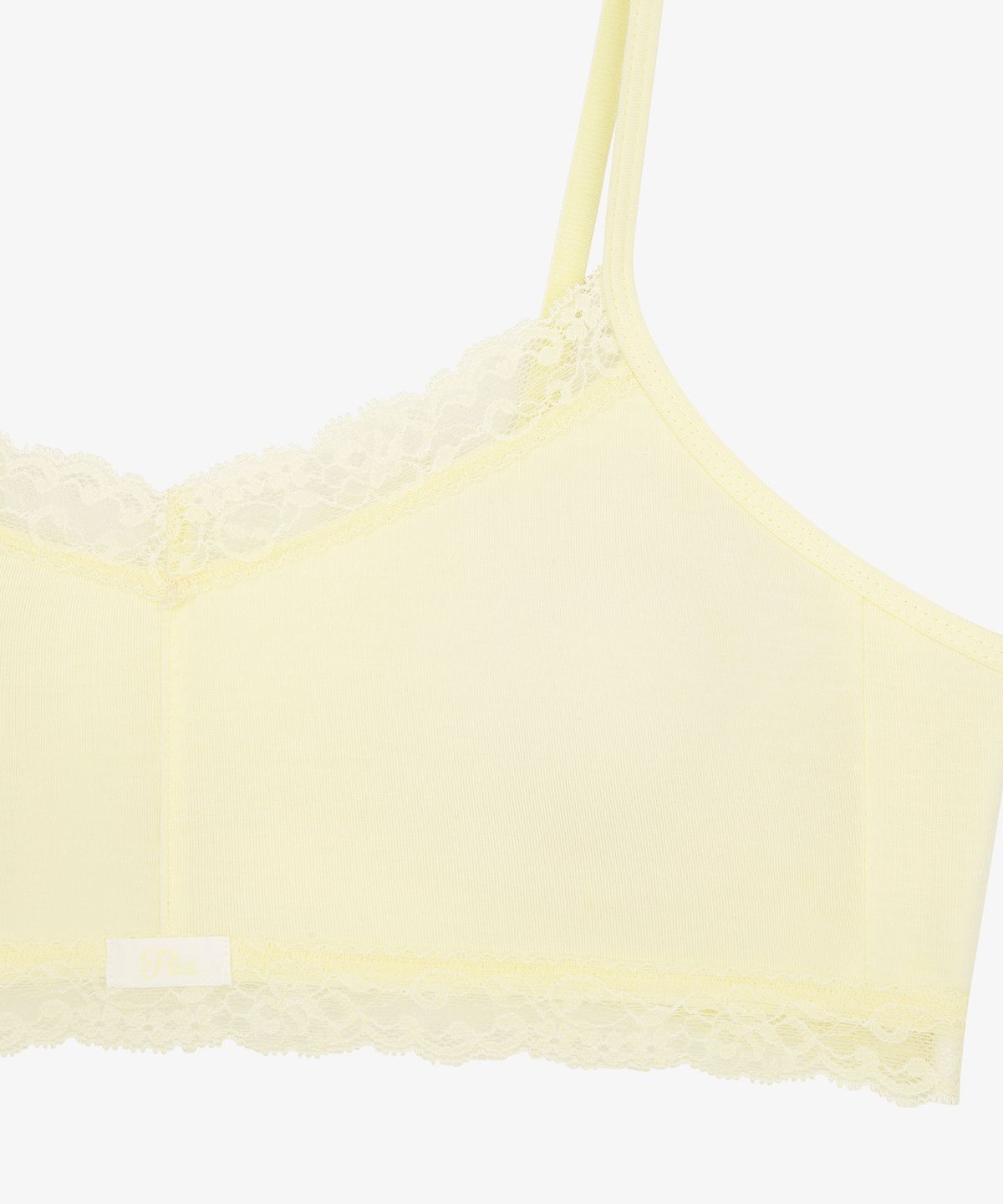 휠라언더웨어(FILA UNDERWEAR) 러버스 스쿱넥 브라 세트 Lemon Color