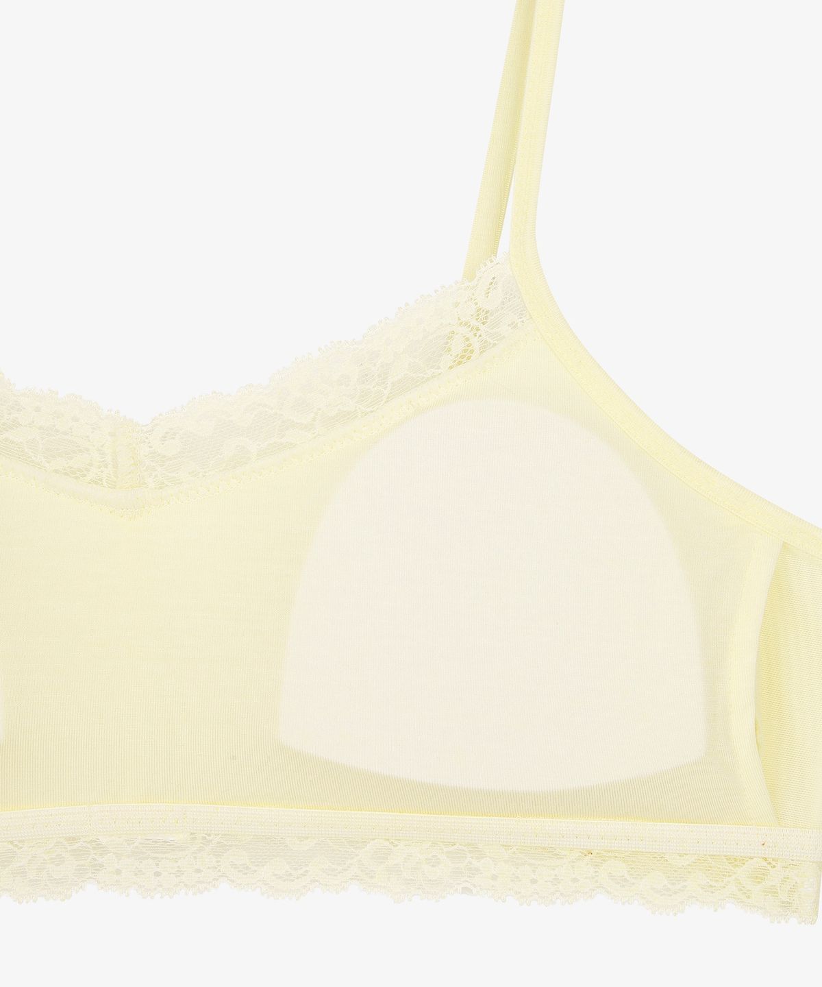 휠라언더웨어(FILA UNDERWEAR) 러버스 스쿱넥 브라 세트 Lemon Color