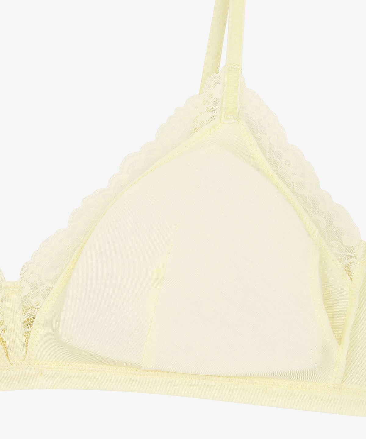 휠라언더웨어(FILA UNDERWEAR) 러버스 트라이앵글 브라 세트 Lemon Color