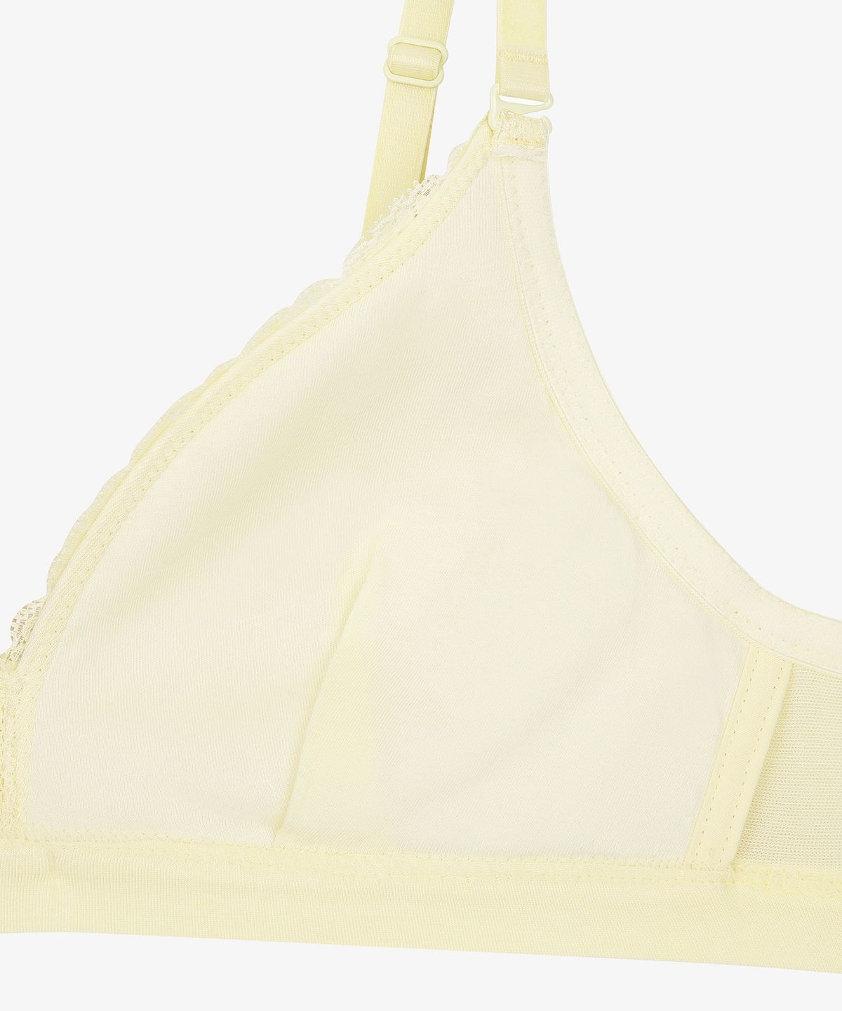 휠라언더웨어(FILA UNDERWEAR) 러버스 노와이어 브라 세트 Lemon Color