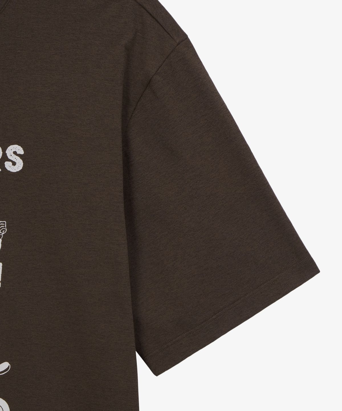 노스페이스(THE NORTH FACE) NT7US85B 남성 노-보더스 반팔 티셔츠 2 COFFEE BROWN