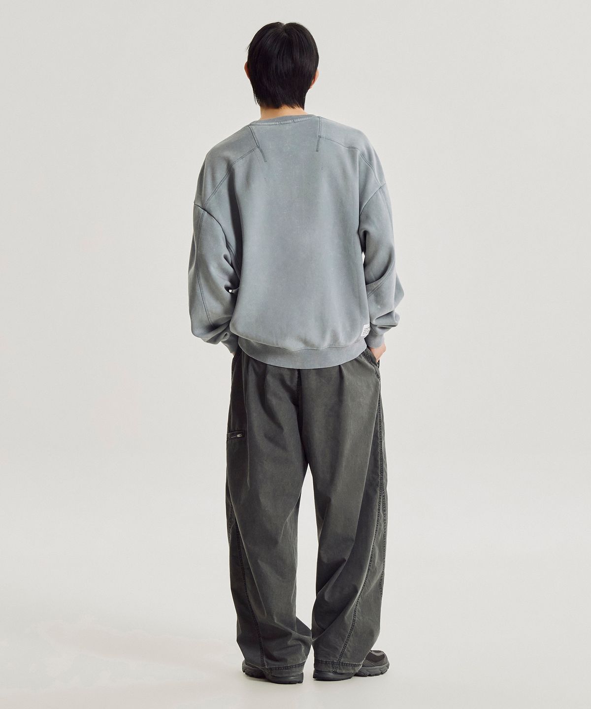 뉴발란스(NEW BALANCE) NBNCG41043 / UNI 플라잉 기모 다잉 맨투맨 (D/BLUE)
