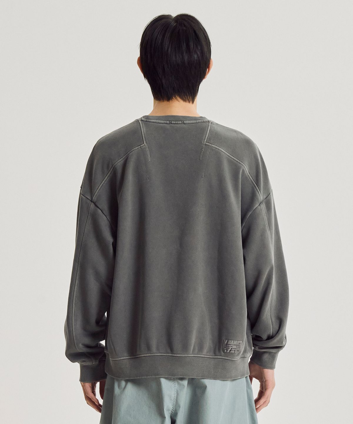 뉴발란스(NEW BALANCE) NBNCG41043 / UNI 플라잉 기모 다잉 맨투맨 (D/CHARCOAL)