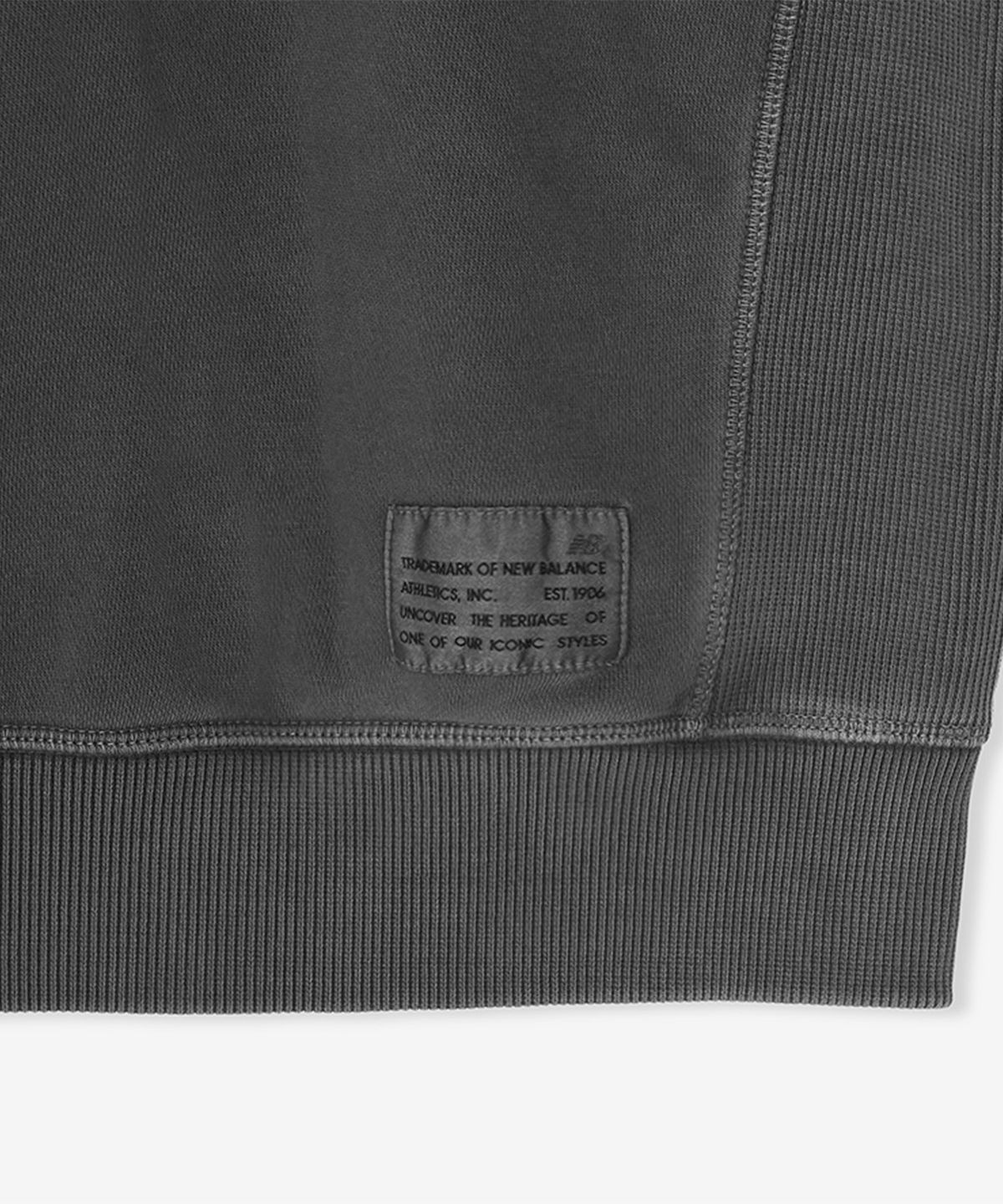 뉴발란스(NEW BALANCE) NBNCG41043 / UNI 플라잉 기모 다잉 맨투맨 (D/CHARCOAL)