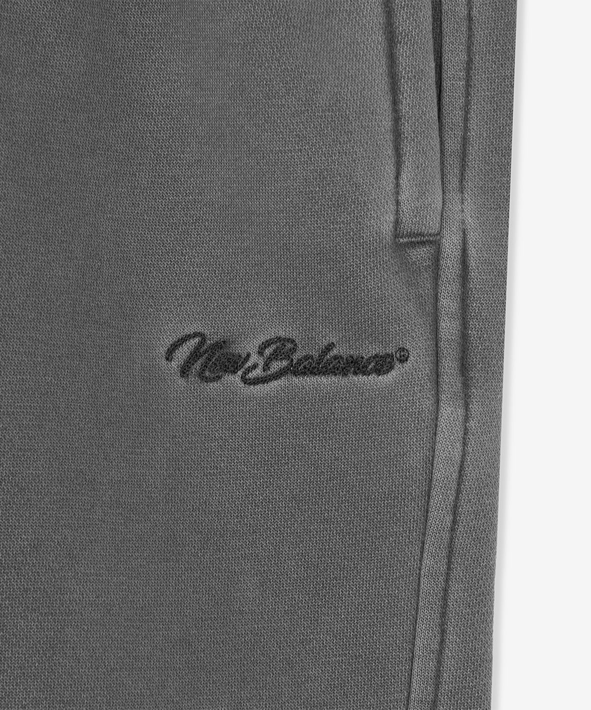 뉴발란스(NEW BALANCE) NBMLG4W052 / WOMEN 에센셜 기모 다잉 와이드팬츠 (D/CHARCOAL)
