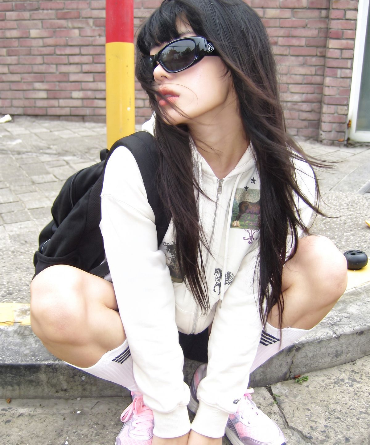 그레이버(GRAVER) [UNISEX]HOREY 후드집업_Yellow