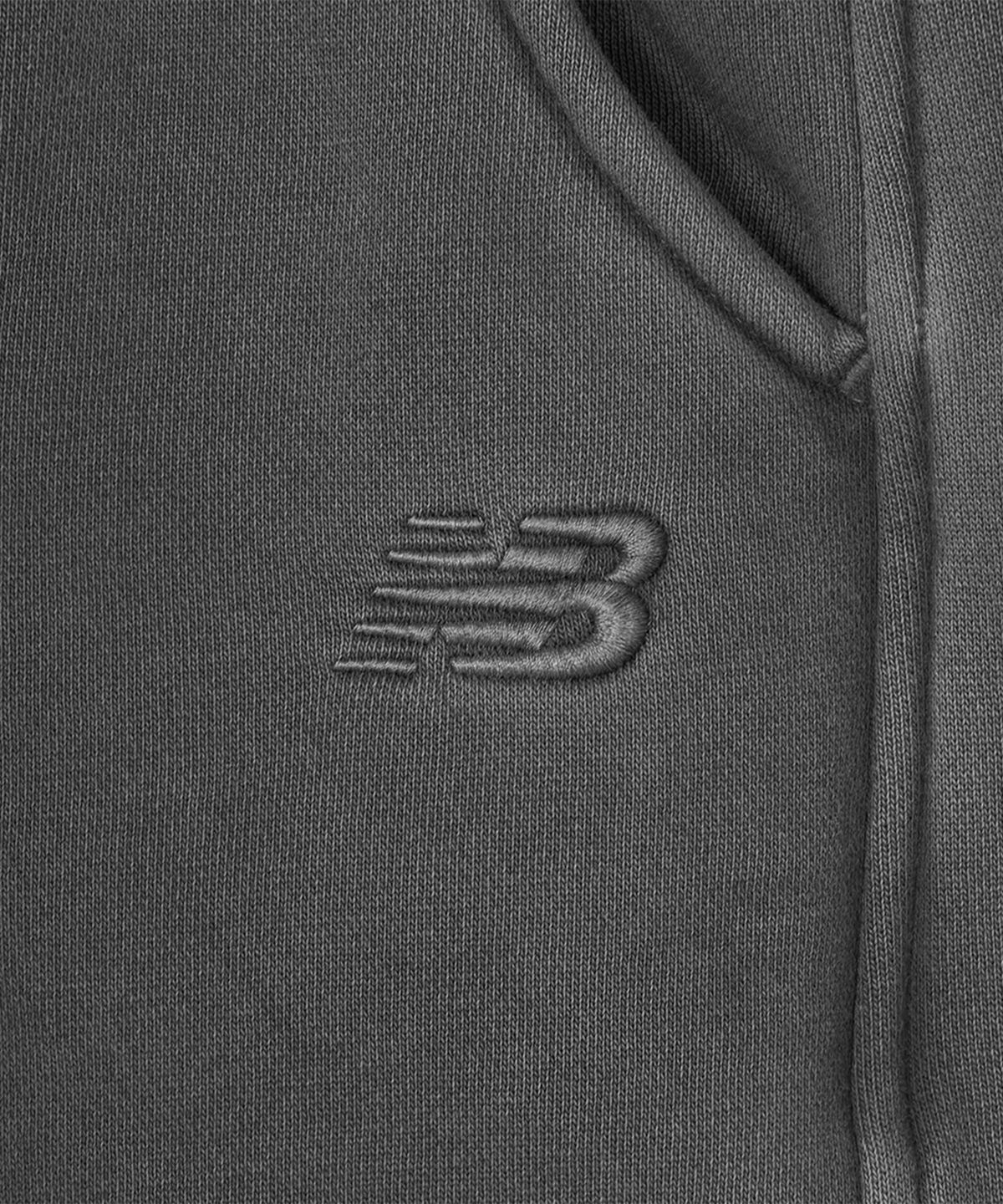 뉴발란스(NEW BALANCE) NBMLG4W062 / WOMEN 에센셜 기모 다잉 커브드 오버와이드 팬츠 (D/CHARCOAL)
