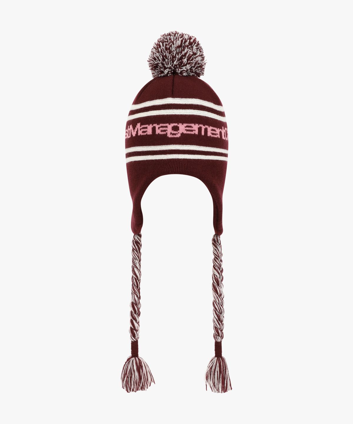 엘엠씨(LMC) POM EARFLAP BEANIE burgundy