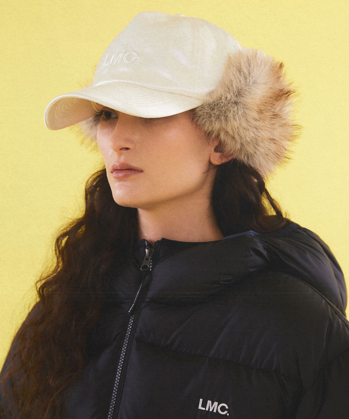 엘엠씨(LMC) FUR EARFLAP CAP ivory