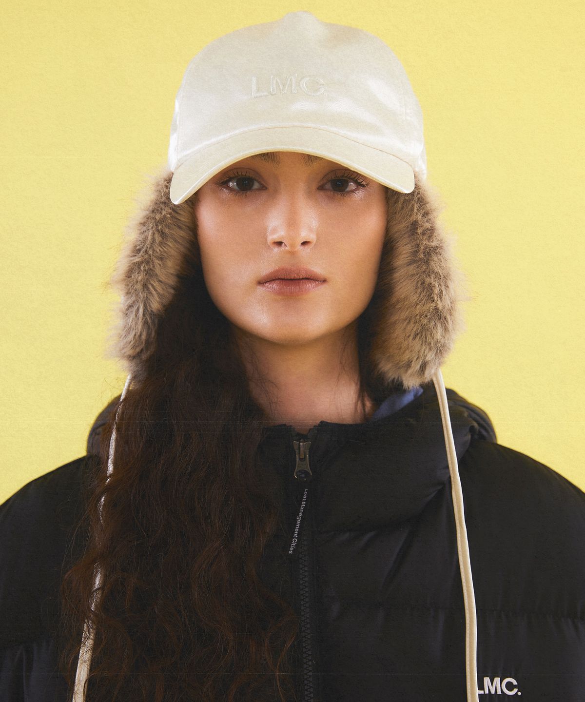 엘엠씨(LMC) FUR EARFLAP CAP black