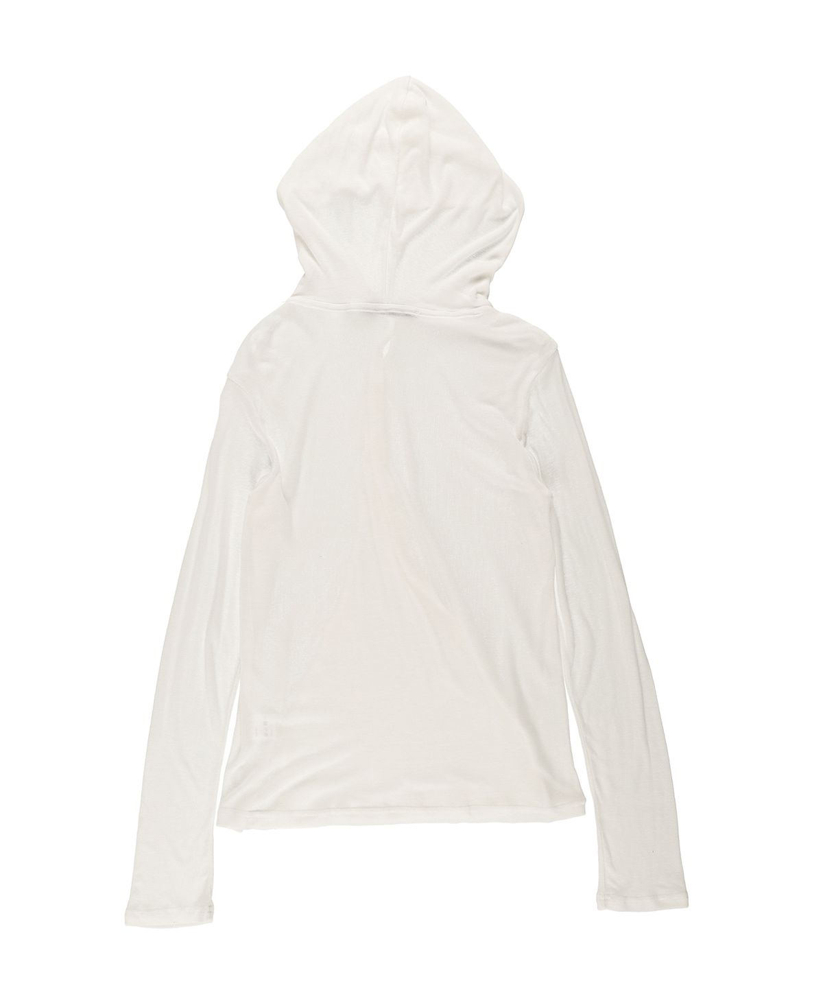 온스카(ONSKA) DRAPE BUTTON HOODED LONG SLEEVE T (WHITE)
