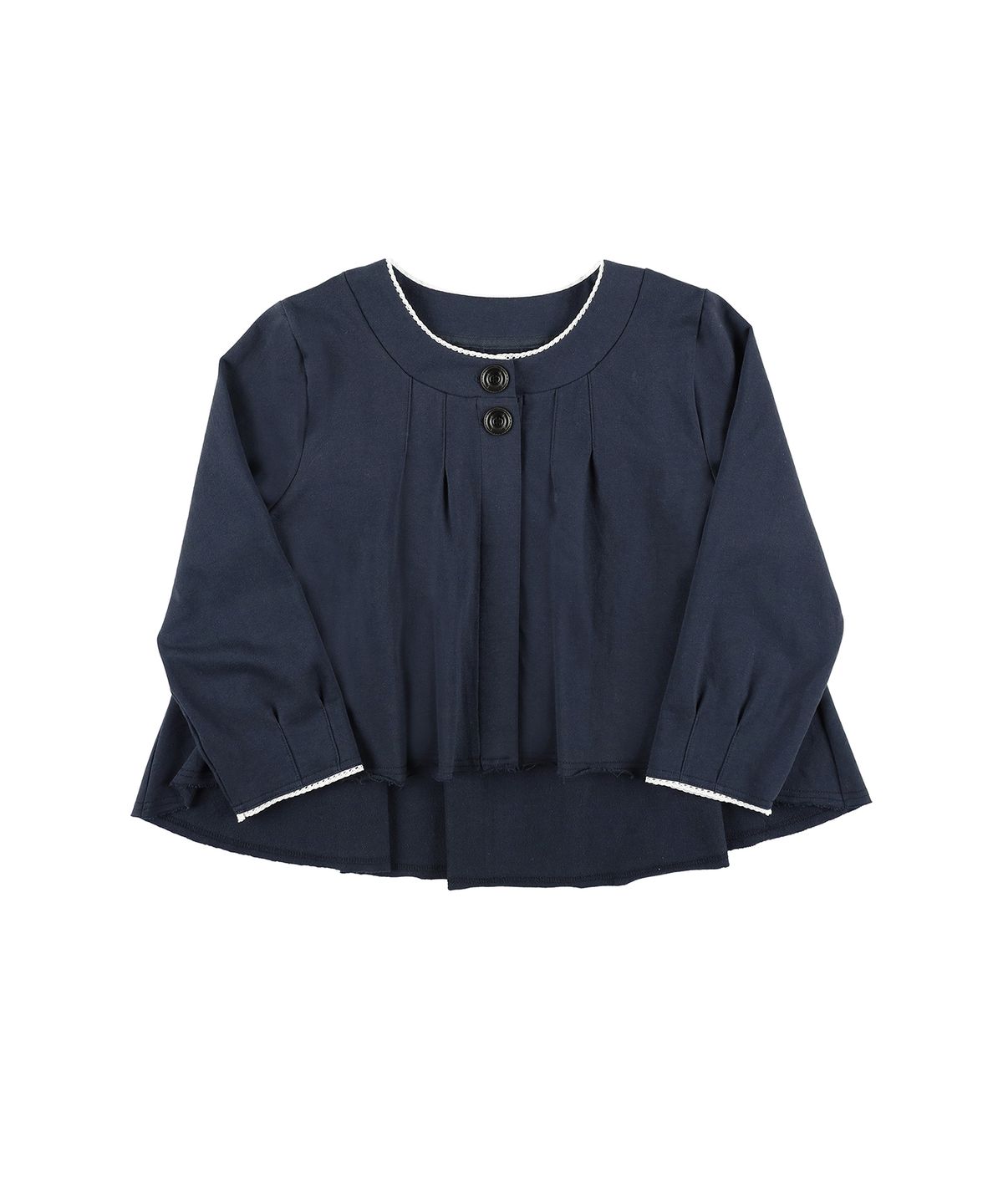 온스카(ONSKA) FLARE JERSEY CARDIGAN (NAVY)