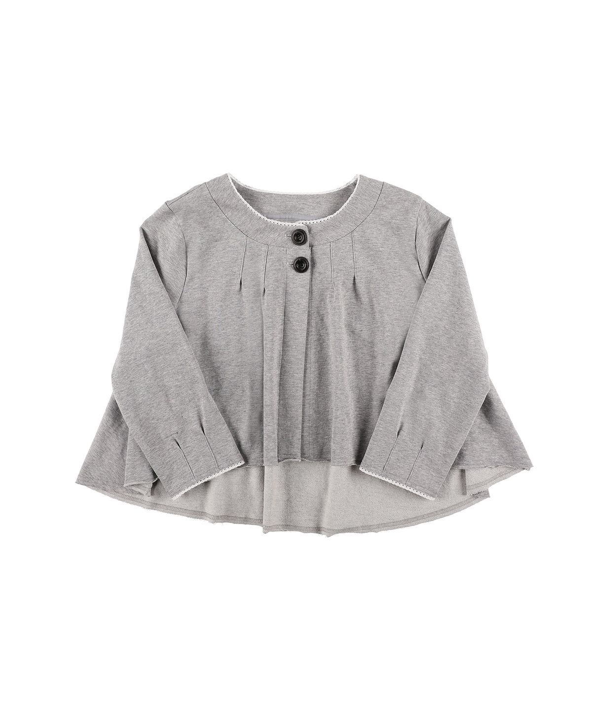 온스카(ONSKA) FLARE JERSEY CARDIGAN (MELANGE)