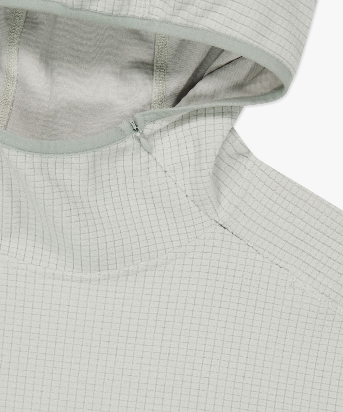 엘엠씨(LMC) GRID FLEECE PULLOVER HOODIE light gray