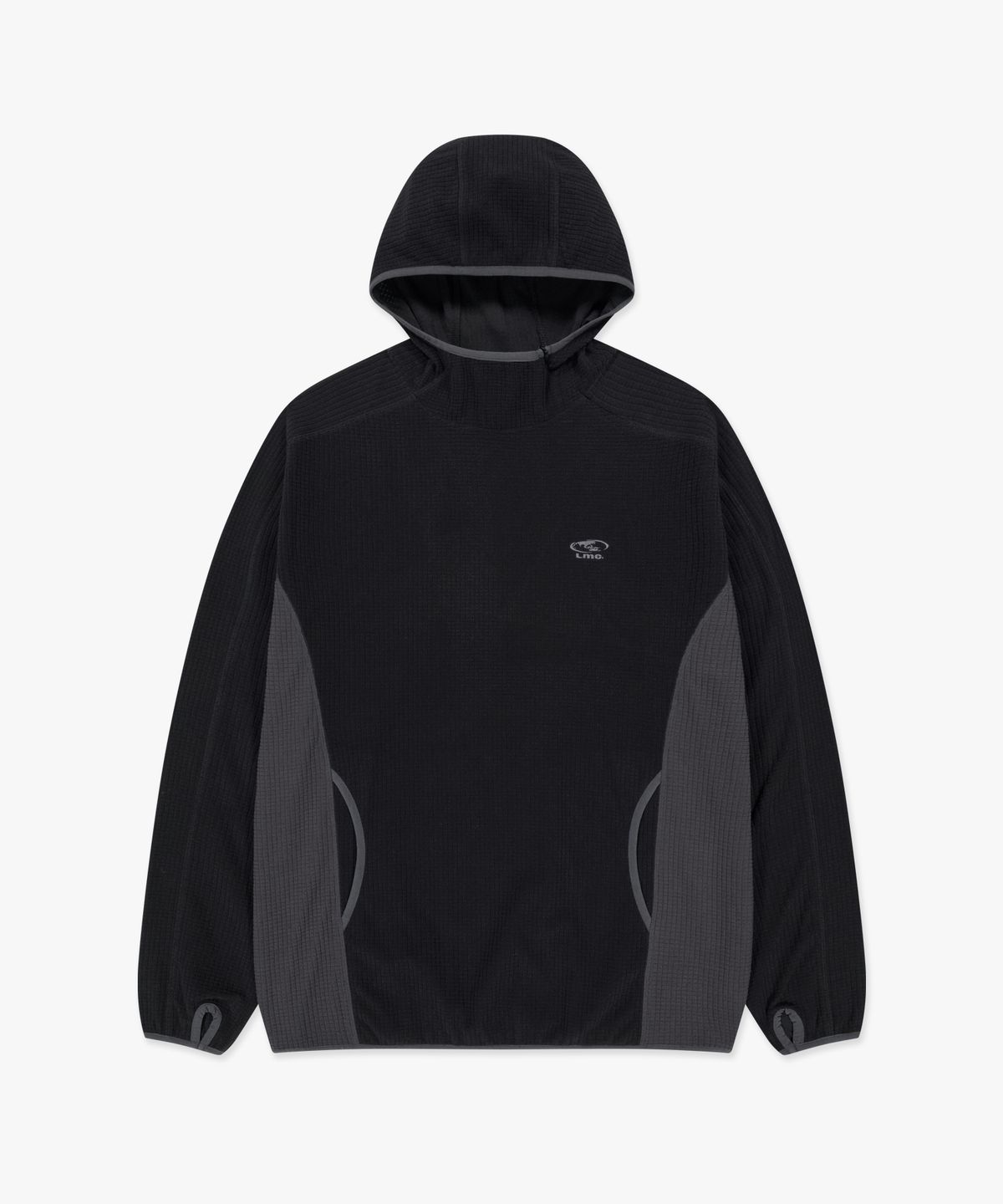엘엠씨(LMC) GRID FLEECE PULLOVER HOODIE black
