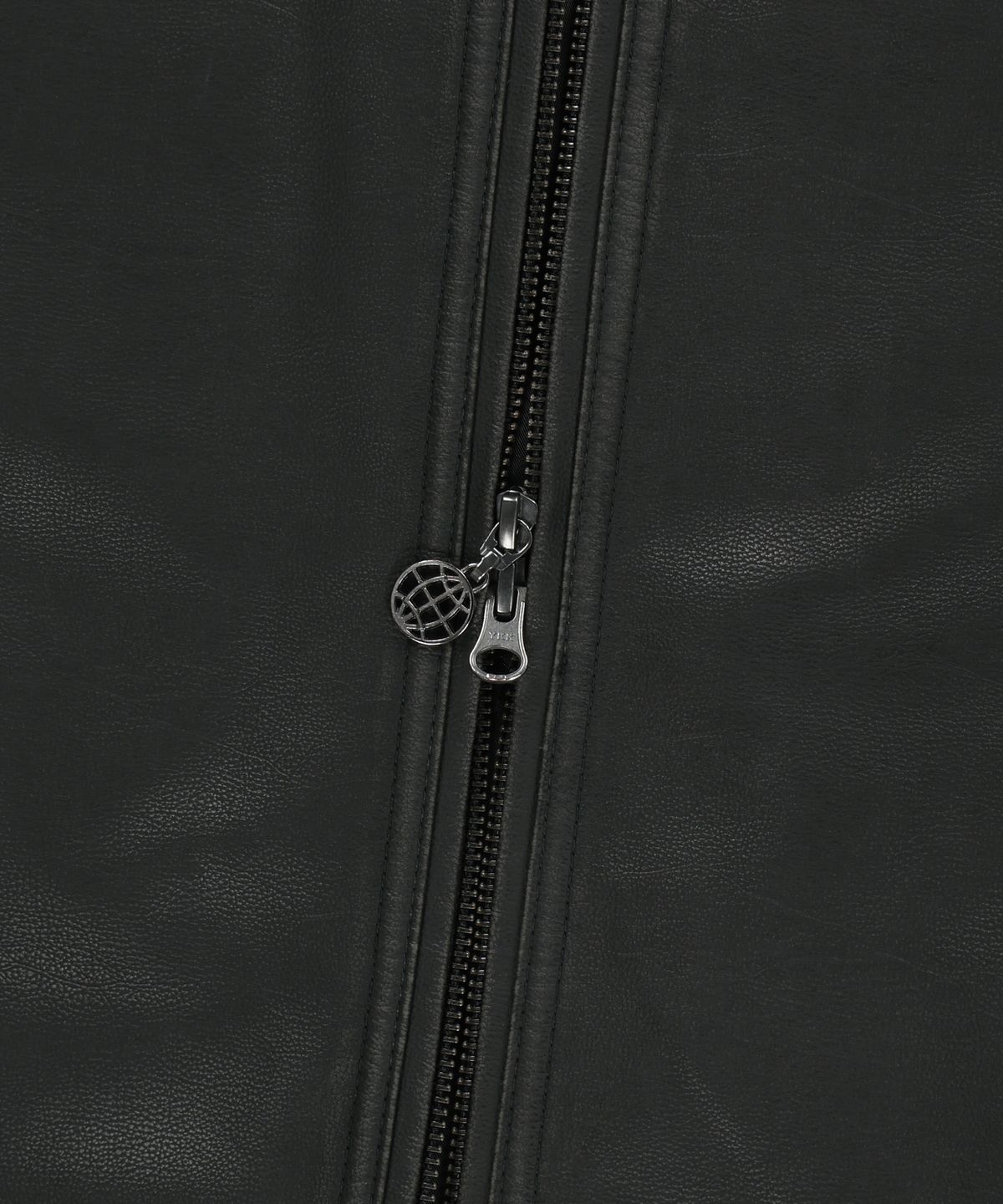 엘엠씨(LMC) FAUX LEATHER HOODED JACKET black