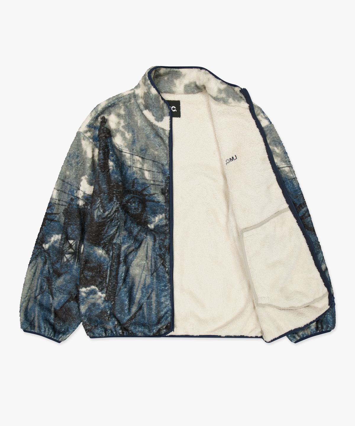 엘엠씨(LMC) LIBERTY SHAGGY FLEECE JACKET navy
