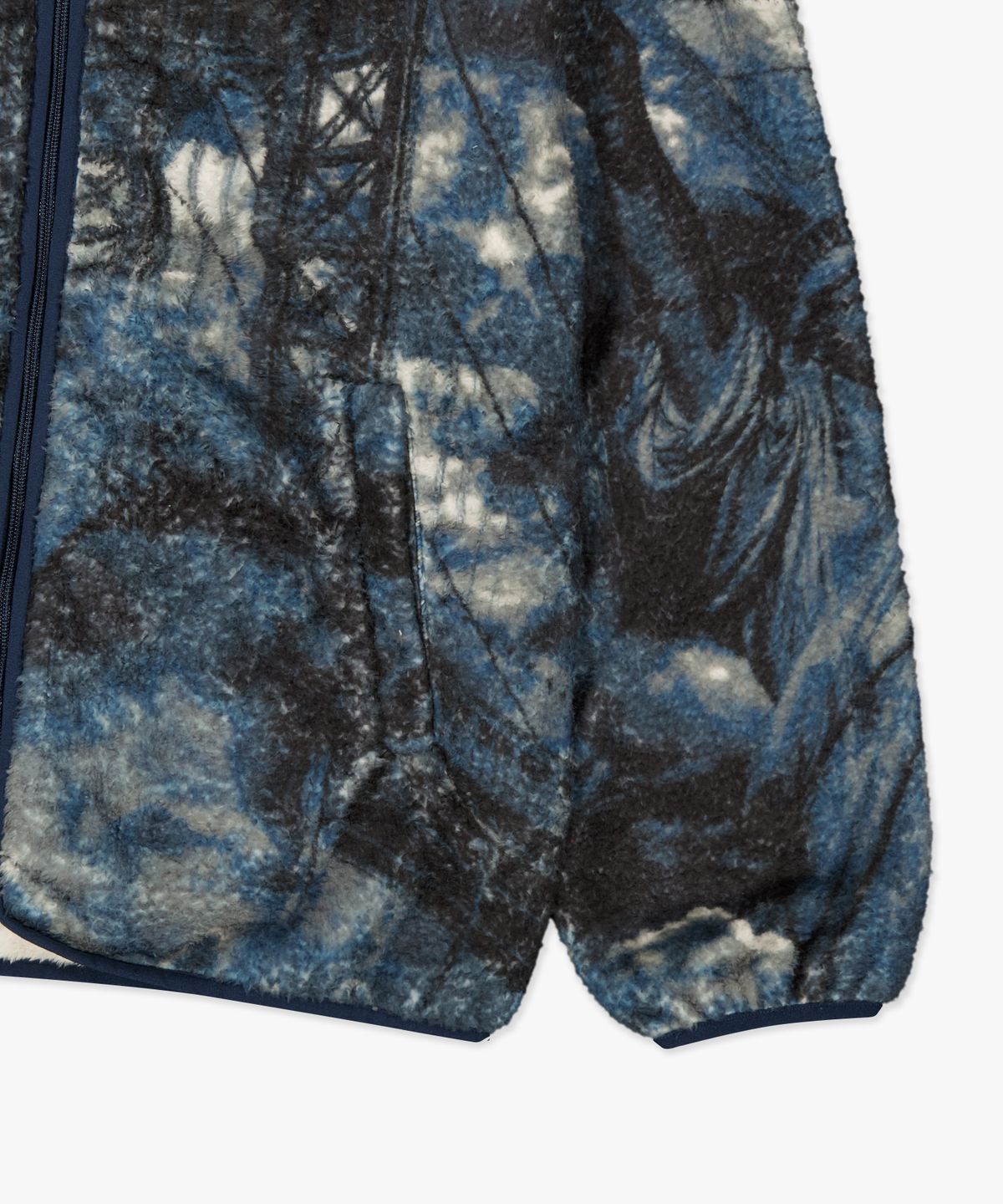 엘엠씨(LMC) LIBERTY SHAGGY FLEECE JACKET navy