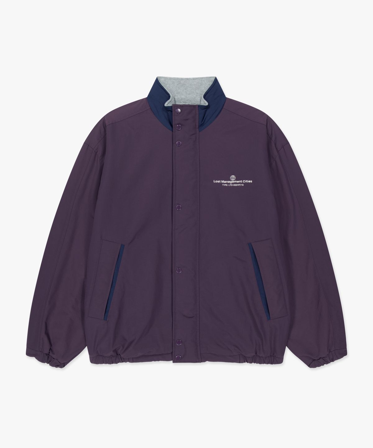 엘엠씨(LMC) FLEECE REVERSIBLE YACHT PARKA purple