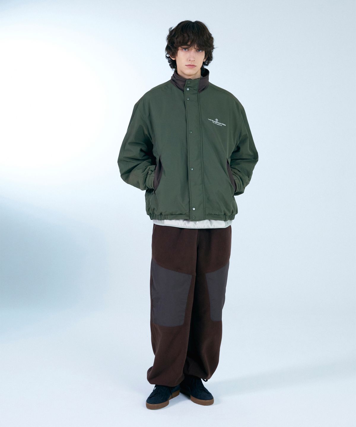 엘엠씨(LMC) FLEECE REVERSIBLE YACHT PARKA khaki