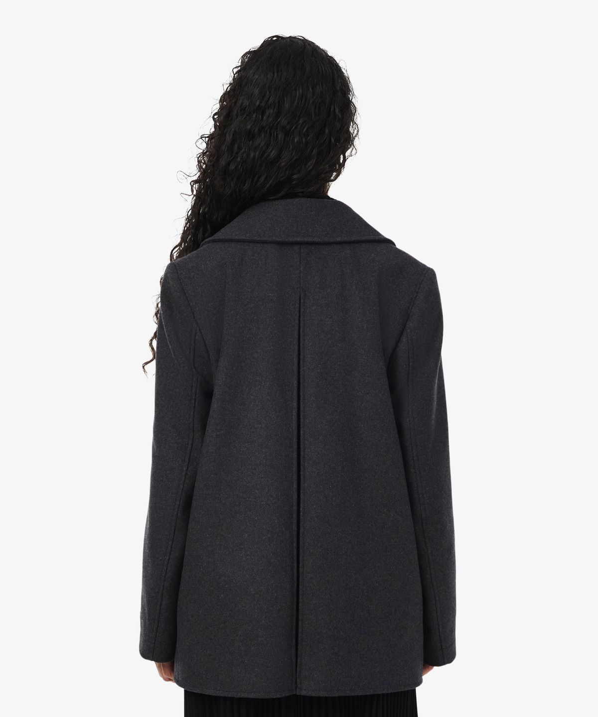 라코스테(LACOSTE) 여성 더블 브레스트 중기장 코트 BF8437-56N EL6