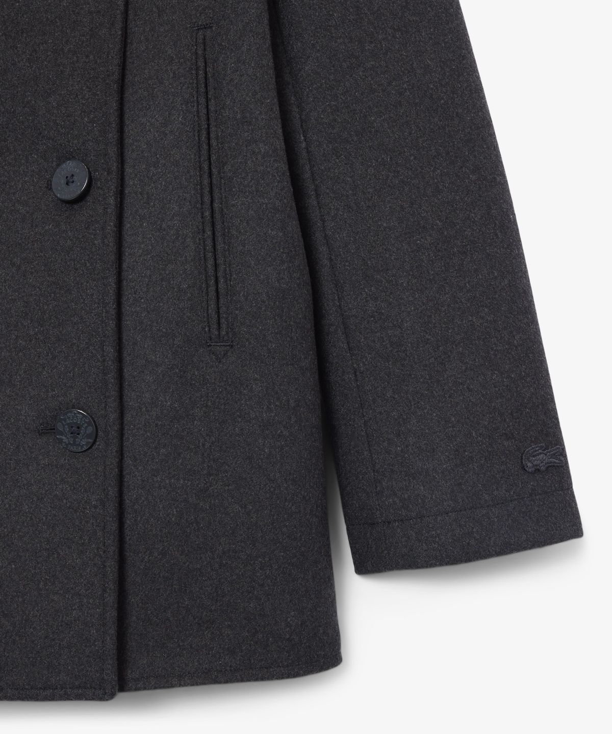 라코스테(LACOSTE) 여성 더블 브레스트 중기장 코트 BF8437-56N EL6