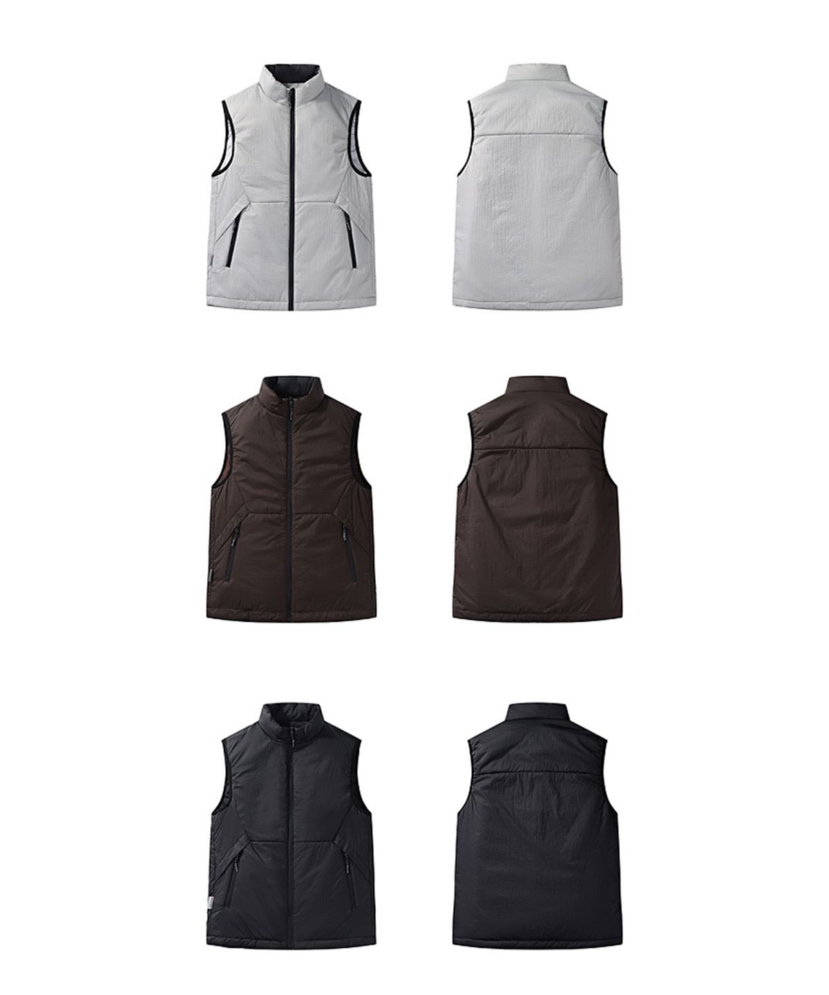 버튼서울(BUTTON SEOUL) 어반 테크 패딩 베스트 (3 COLOR)