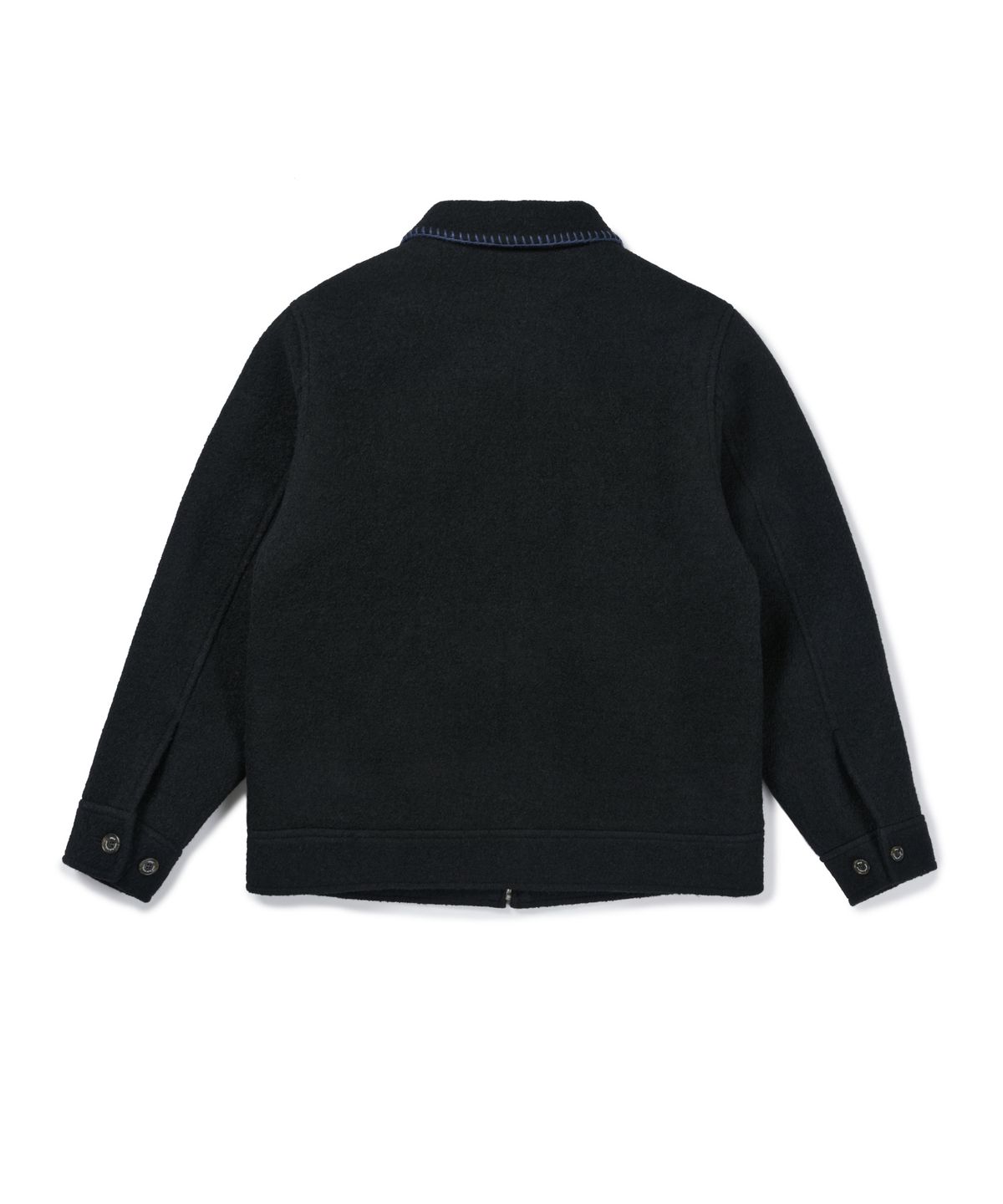 엠엠엘지(MMLG) NICHE COLLAR BOUCLE JACKET (BLACK)